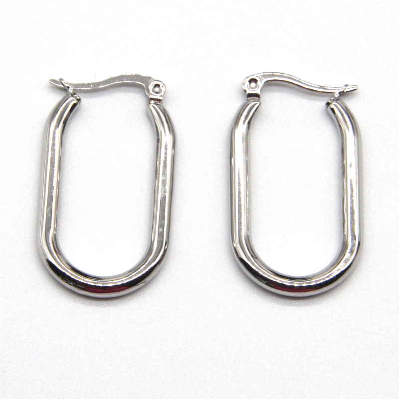 Round earrings women\'s girls exquisite jewelry gifts hypoallergenic China Ruifanbao jewelry processing factory